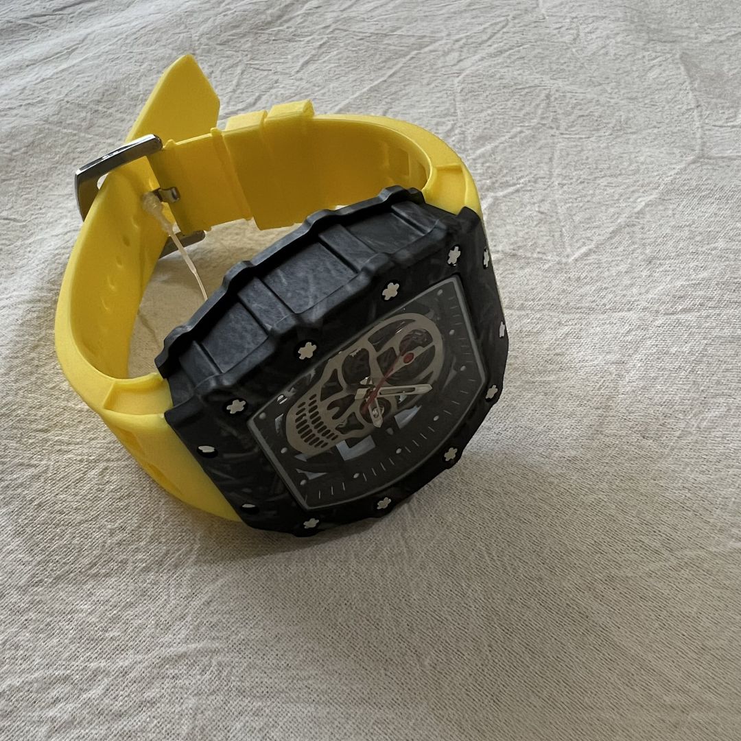 Chanel Luminous SKULL Watch Red Glow (Quite Heavy Good Quality) - Image 11