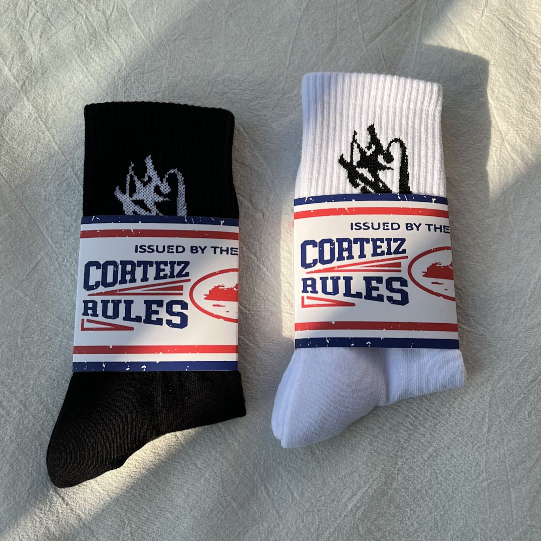 Accessiories CO Baseball Socks (Black And White Blue) - Image 10