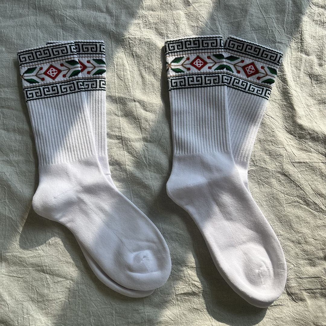 Accessiories Casablanca Casa Laurel Greek Socks, photo 1