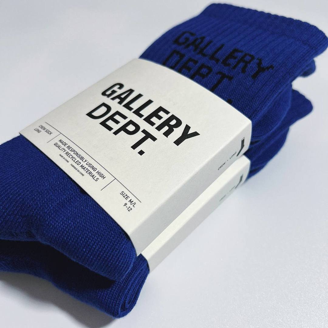 Lanvin Gallery Dept Blue Socks - Image 2