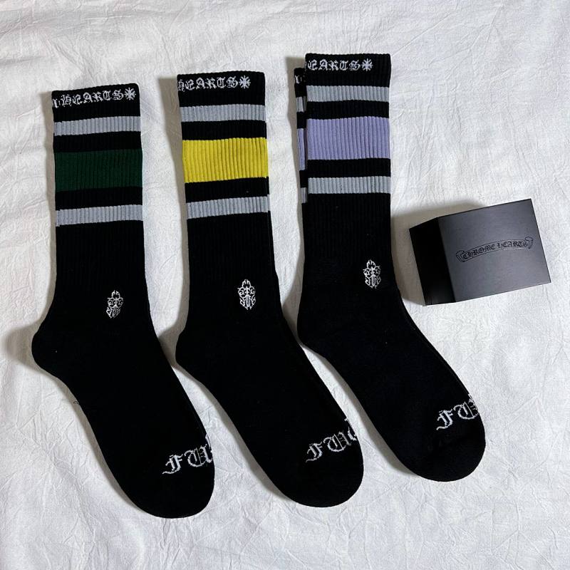 Chanel Chanel CHROME Hearts Grey Set 3 Pairs 1: 1, photo 1