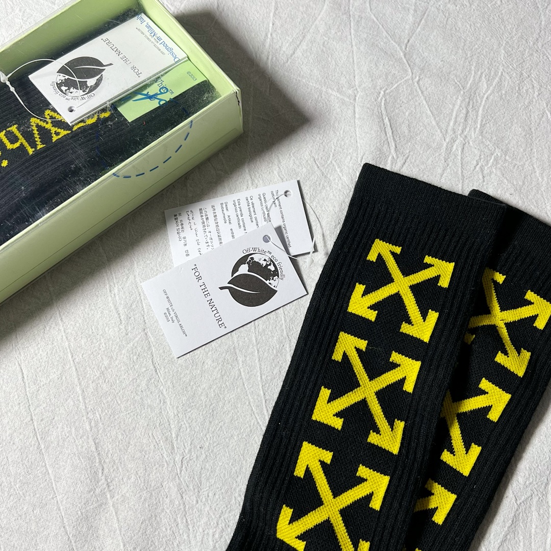 Accessiories OFF-WHITE BLACK YELLOW Socks - Image 2