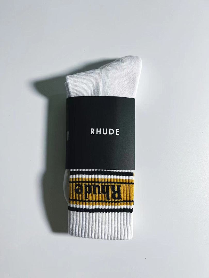 Accessiories Rhude 1: 1 Towel Socks——New Season With 1:1 Cardholder - Image 29