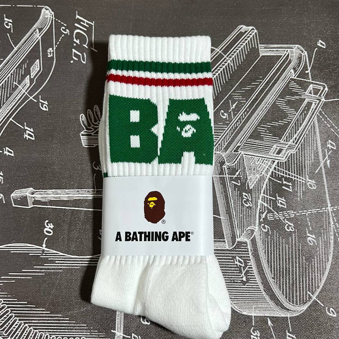 Bape 2023 BA Towel Socks - Image 4