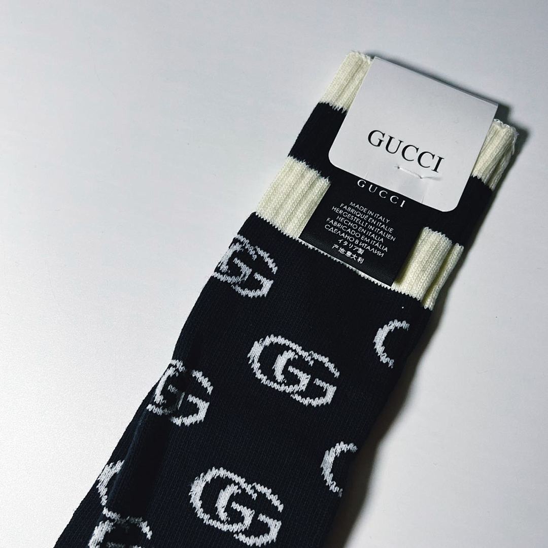 Accessiories GG Blue Long Socks - Image 7