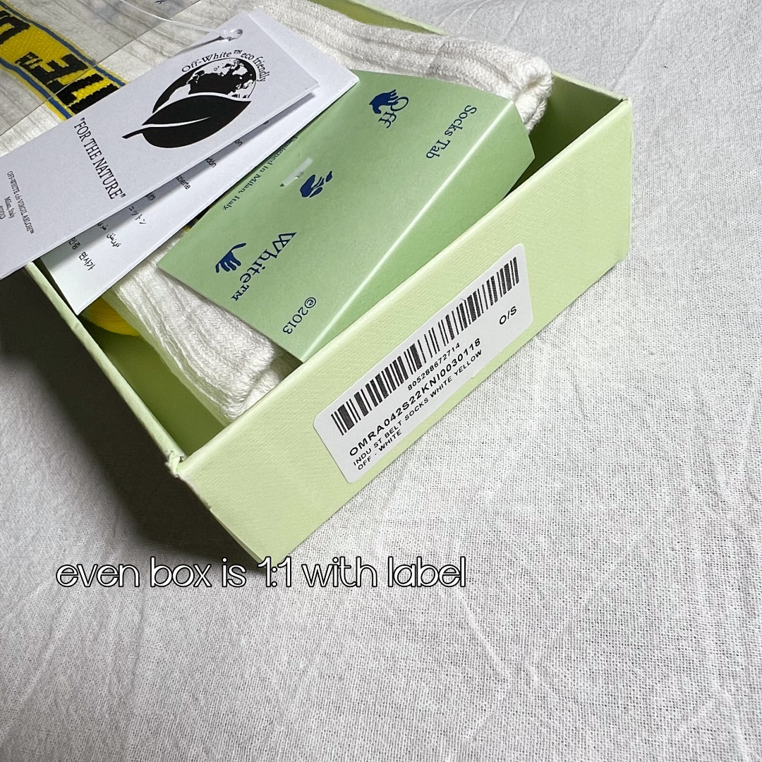 Accessiories OFF WHITE Industry Yellow Sock - Image 18