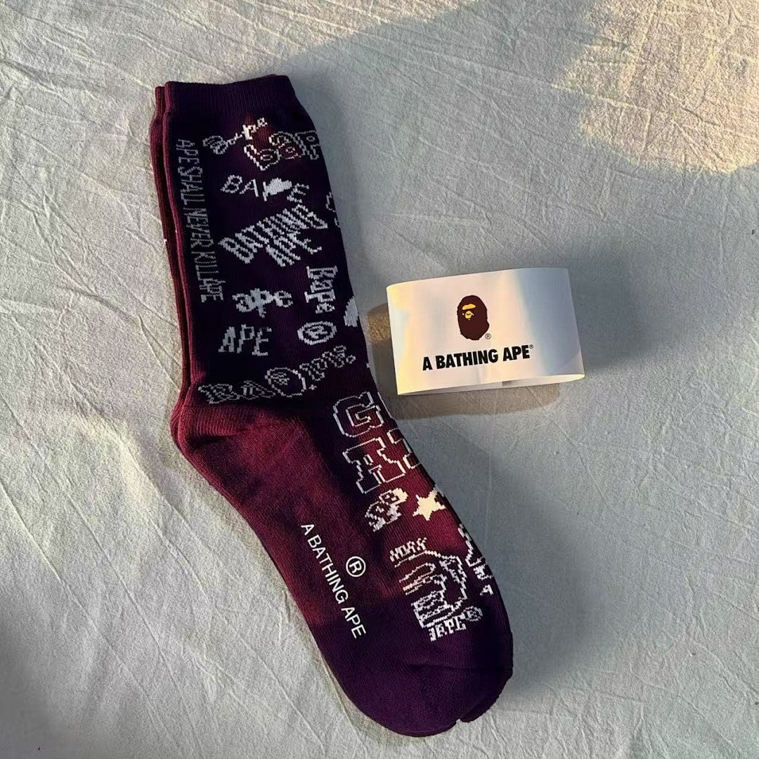 Bape NEW Bape Towel Socks - Image 4