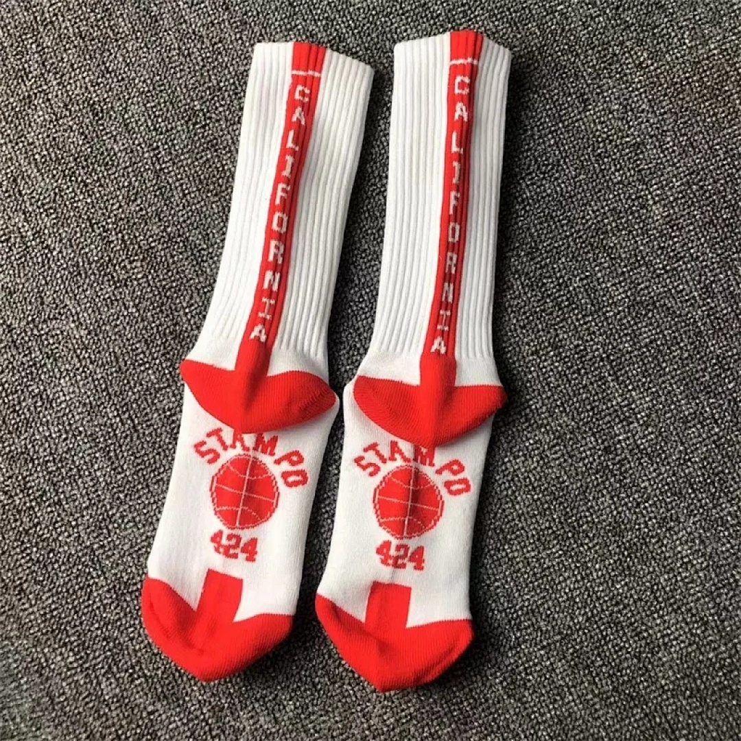 Bape Red Towel Socks - Image 6