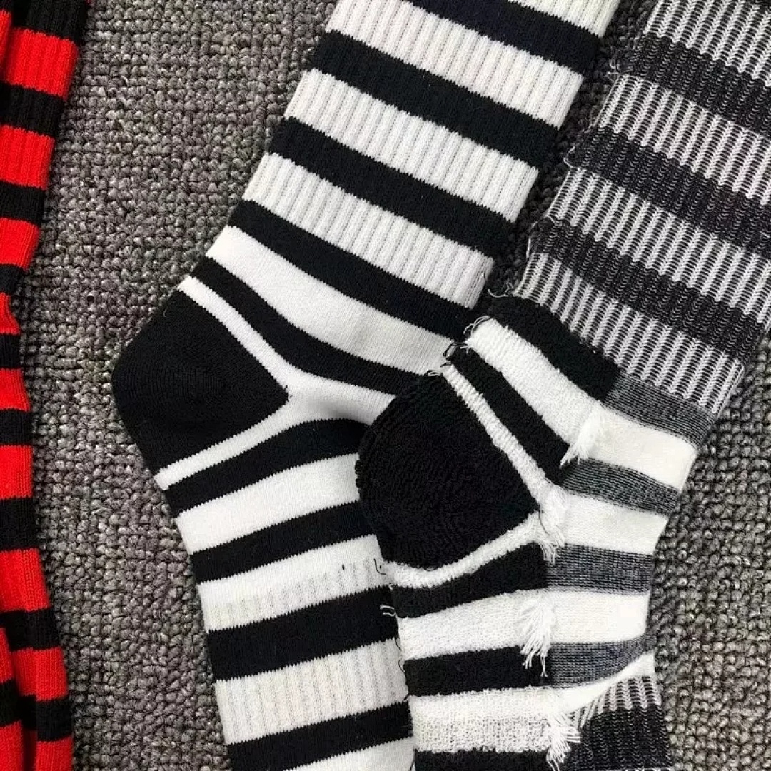 Chanel Chrome Hearts Stripe Socks - Image 15