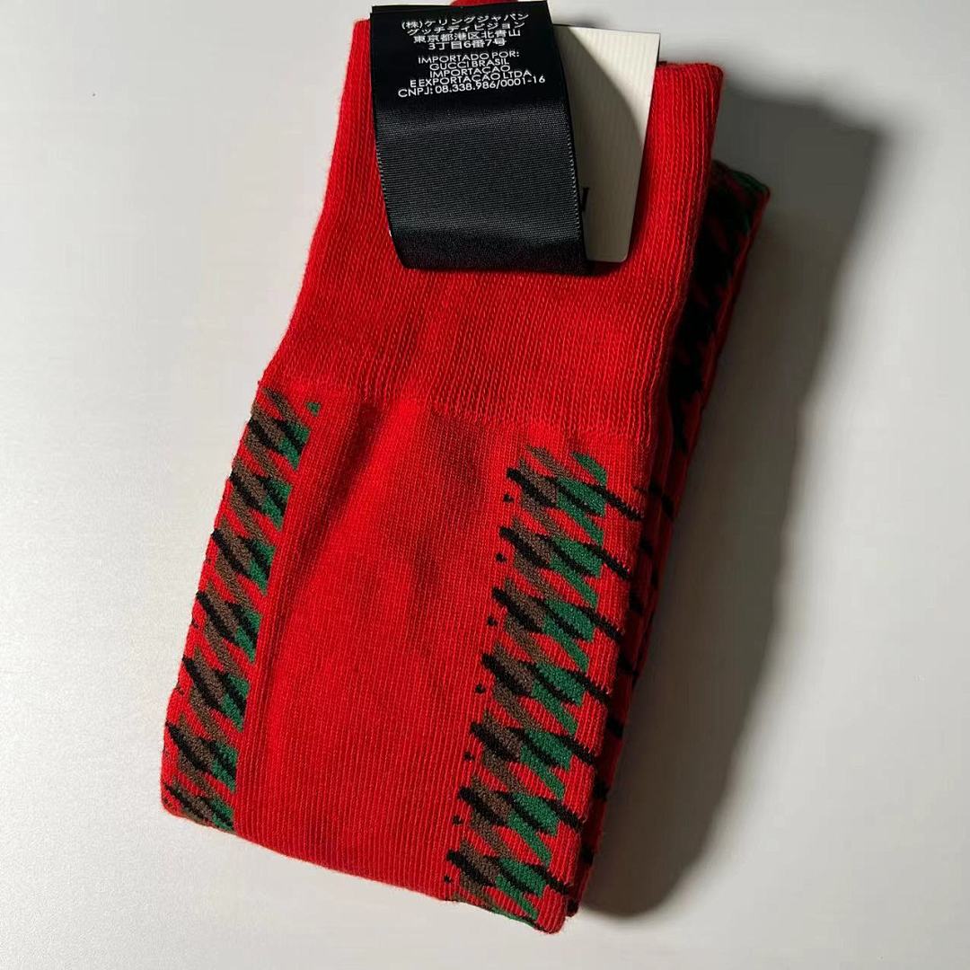 Accessiories G Red Long Socks - Image 8
