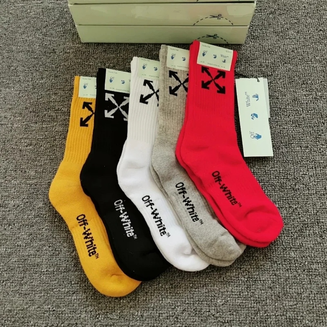 Off White 2020 Arrows Knitted Socks, photo 1