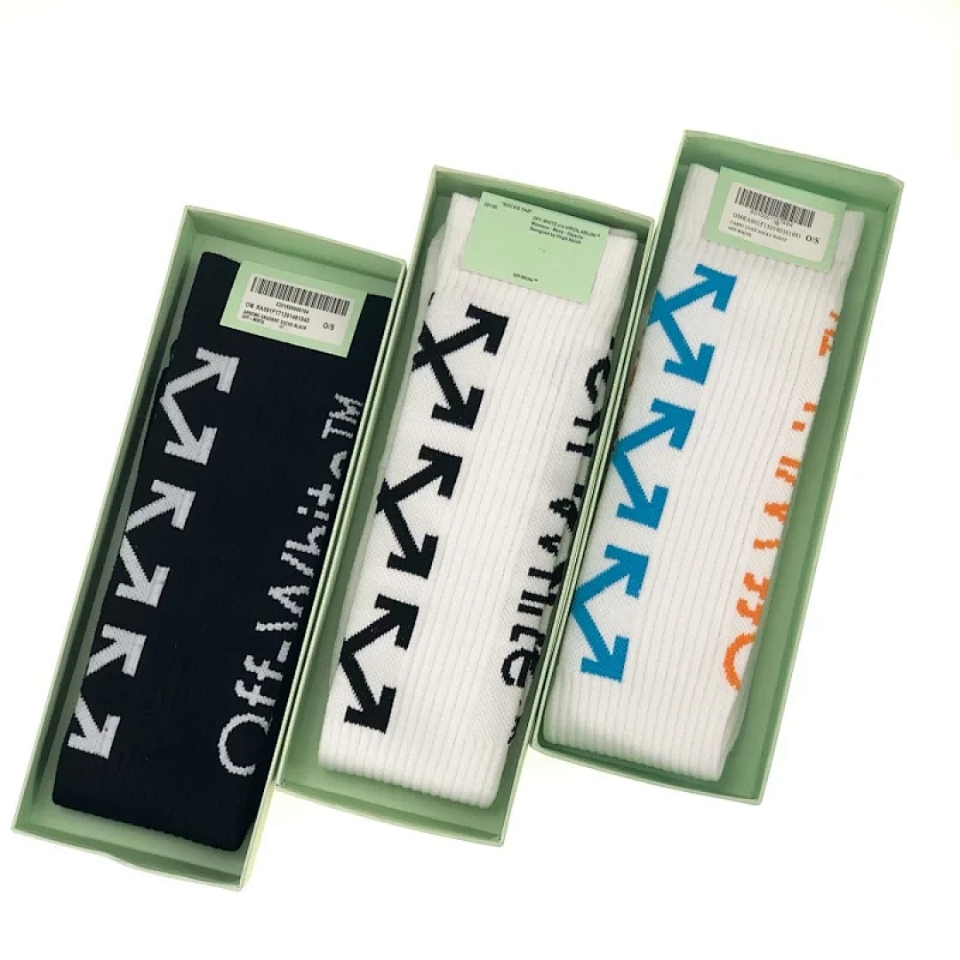 Accessiories OFF White Top Towel Socks - Image 15