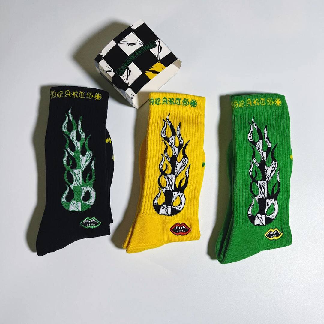 Chanel Chrome-Hearts 2023 Season Towel Socks - Image 6