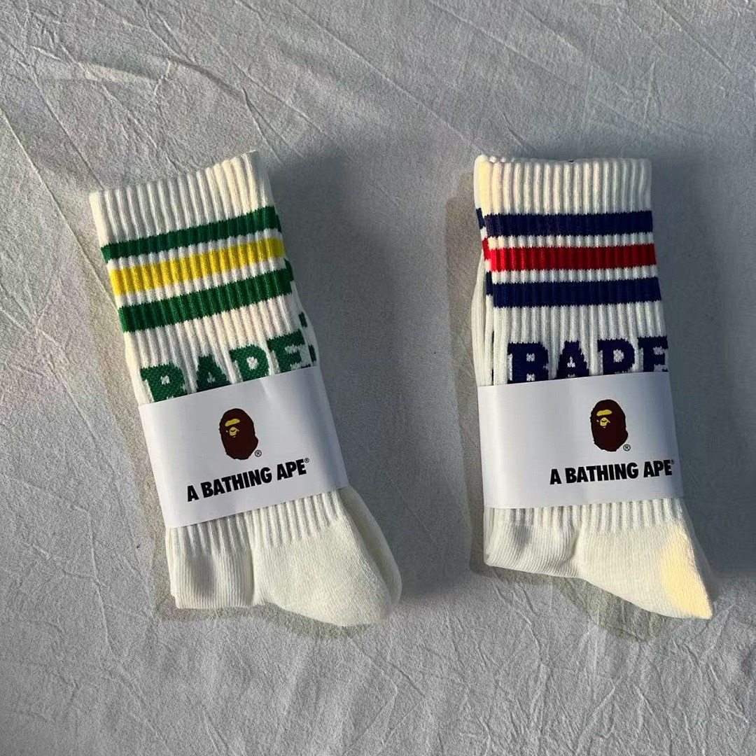 Bape NEW Bape Towel Socks - Image 16