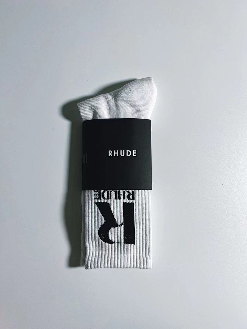 Accessiories Rhude 1: 1 Towel Socks——New Season With 1:1 Cardholder - Image 9