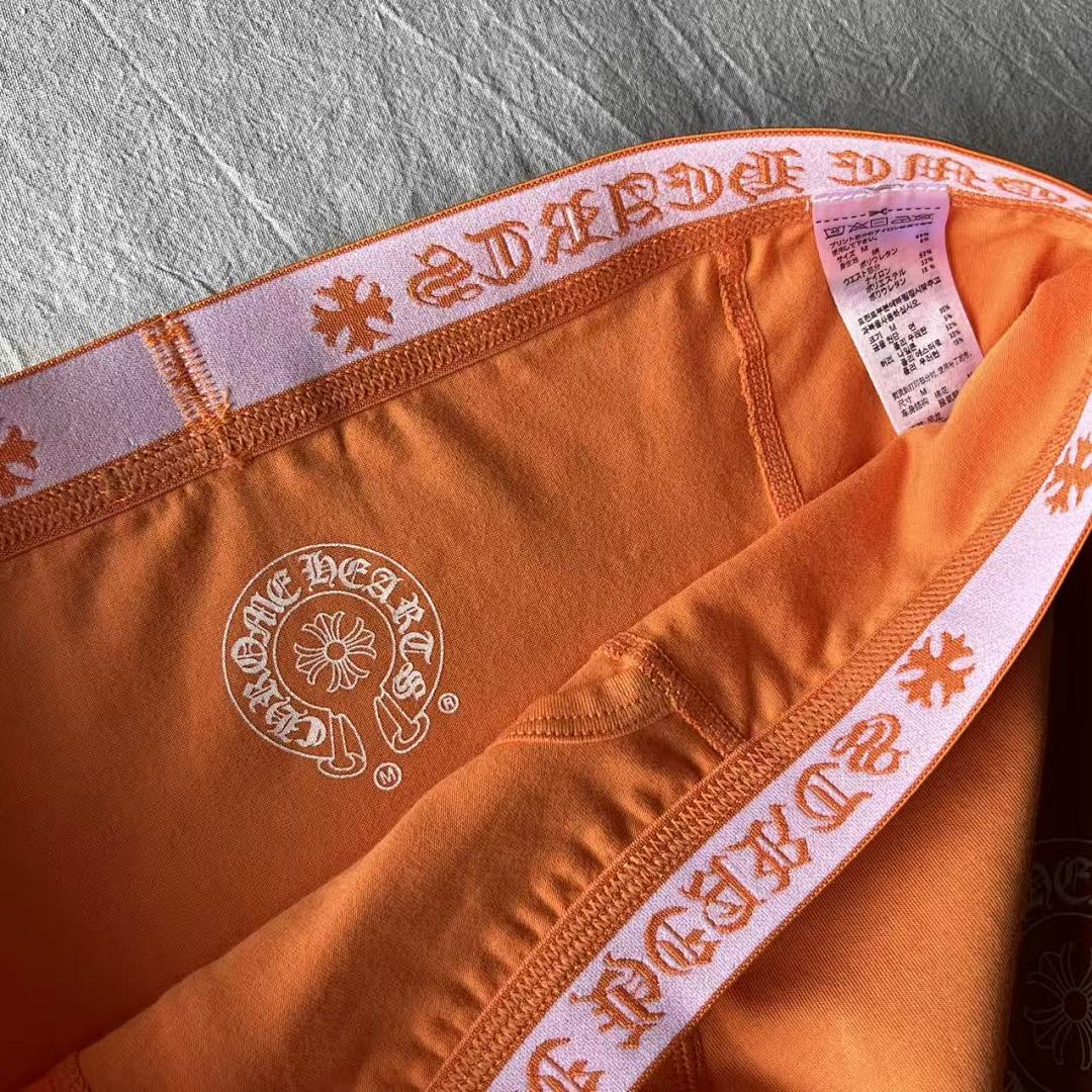 Chanel CHR HEARTS New Underwear Boxer Brief ORANGE Long & Short ——Perfect Quality - Image 11