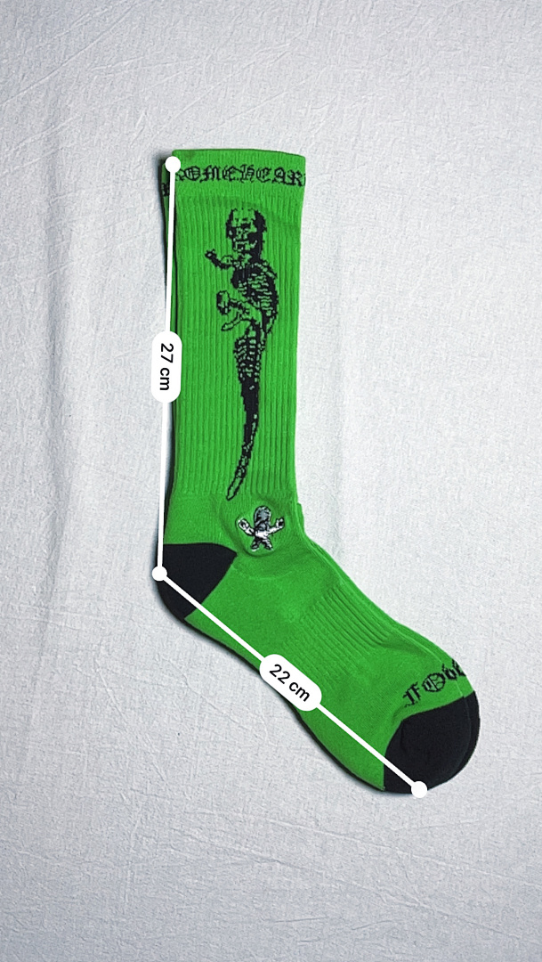 Chanel CHROME HEARTS FOTI COLOR Towel SOCKS 1: 1 - Image 7