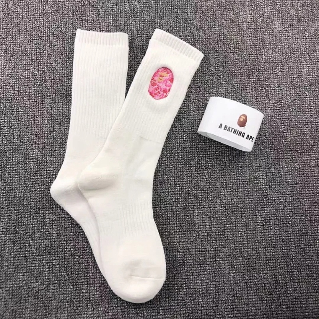Bape 1: 1 Bape Big Logo Socks - Image 3