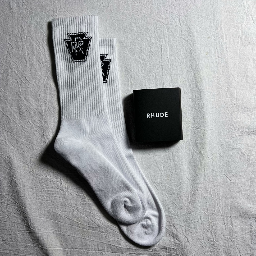 Accessiories RHUDE TRIPLE R SPORT SOCK - Image 5