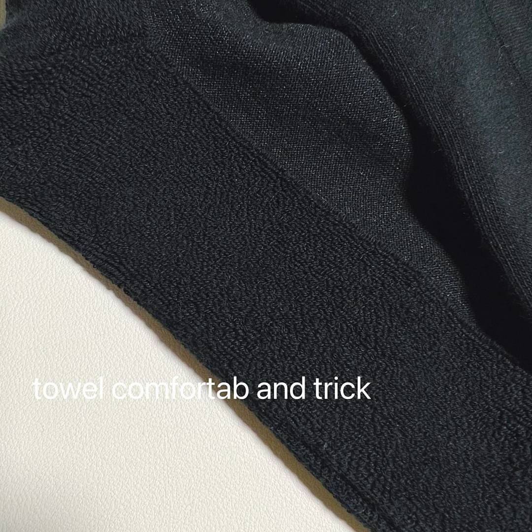 Accessiories Trap Star Black Red Logo Towel Socks - Image 10