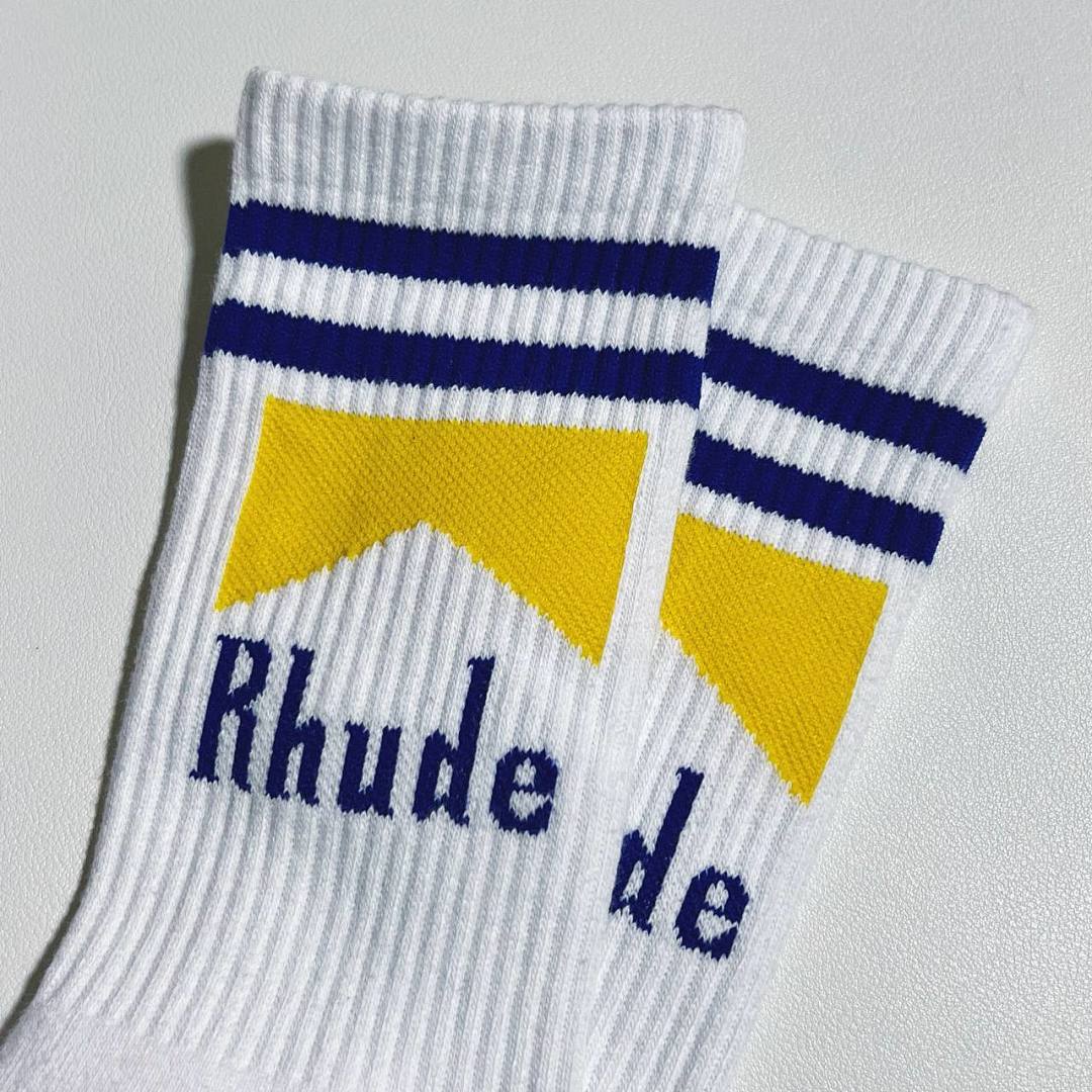 Accessiories VINTAGE RHUDE Moutain 1:1 Towel Socks - Image 34