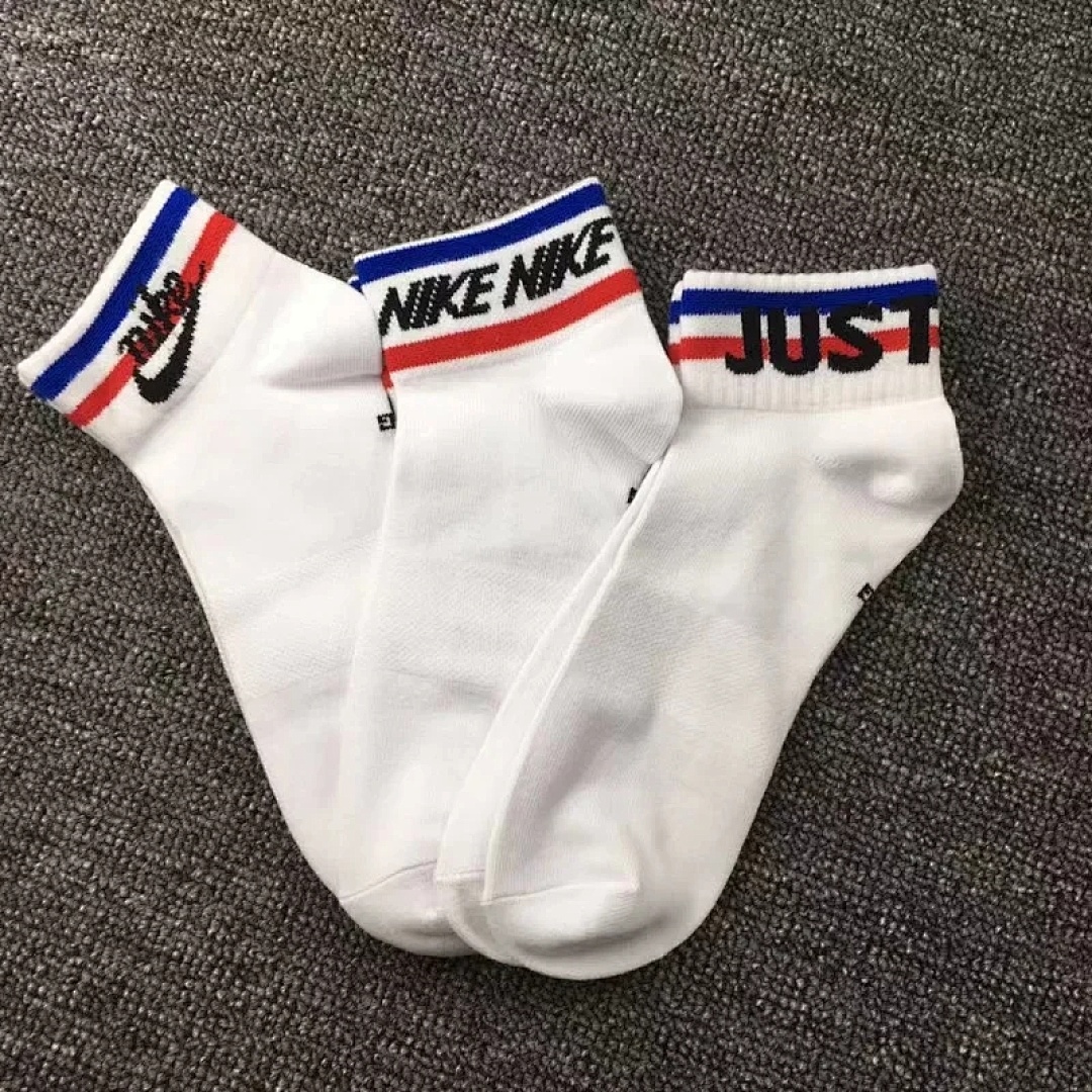 Accessiories NK Socks Red Blue Striped Three Pairs - Image 2