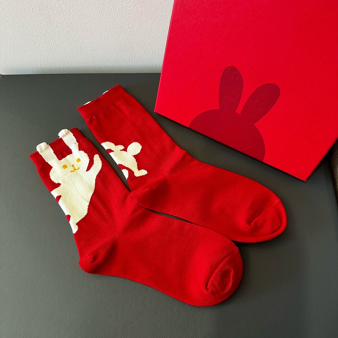 Other Red Socks One Box 3 Pairs - Image 7