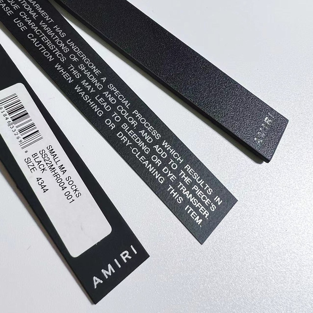 AMIRI 1:1 Embroidery Logo Socks Embroidered - Image 36