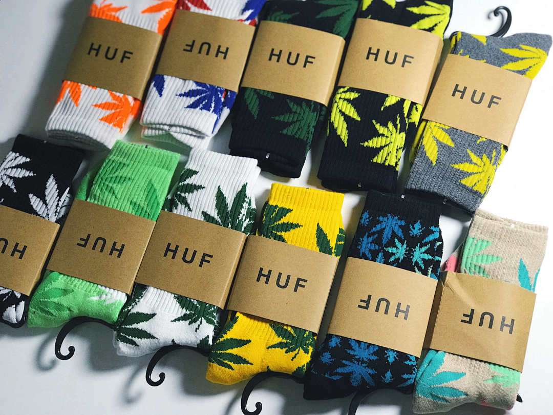 Accessiories Huf Socks Linen Leaf Fleece Sole Top