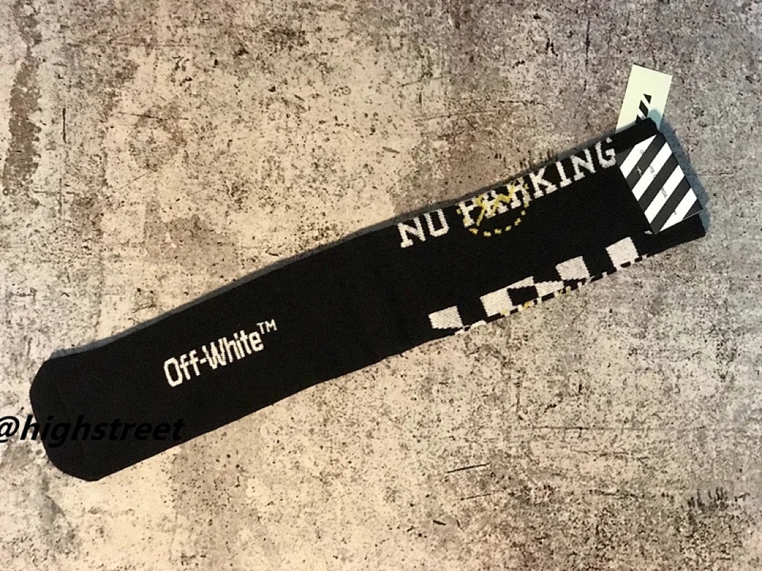 Accessiories Off White 16SS Socks Electric Collab OW - Image 4