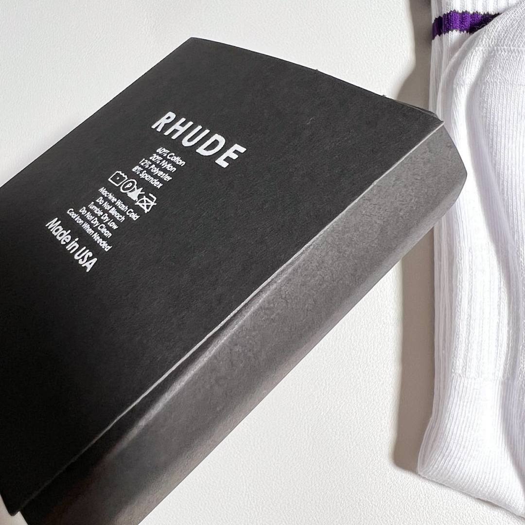 Accessiories VINTAGE RHUDE Moutain 1:1 Towel Socks - Image 16