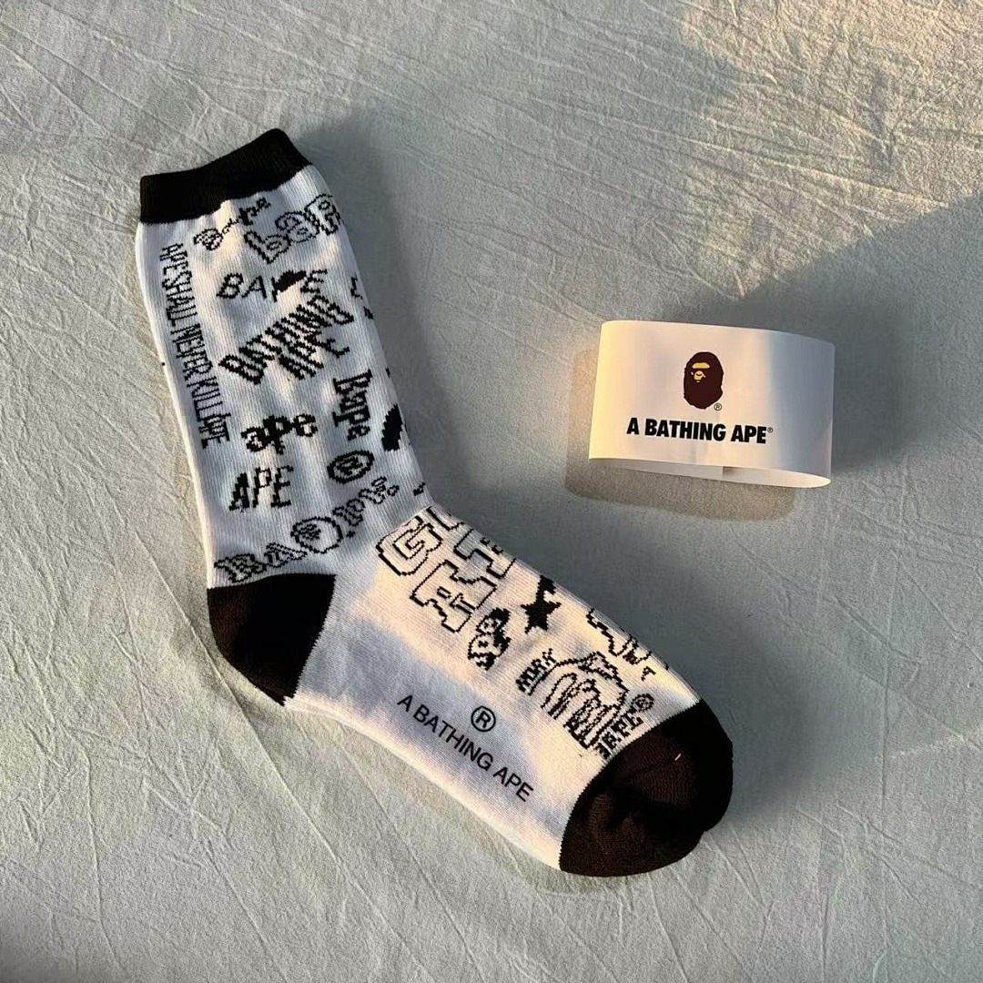 Bape NEW Bape Towel Socks - Image 6