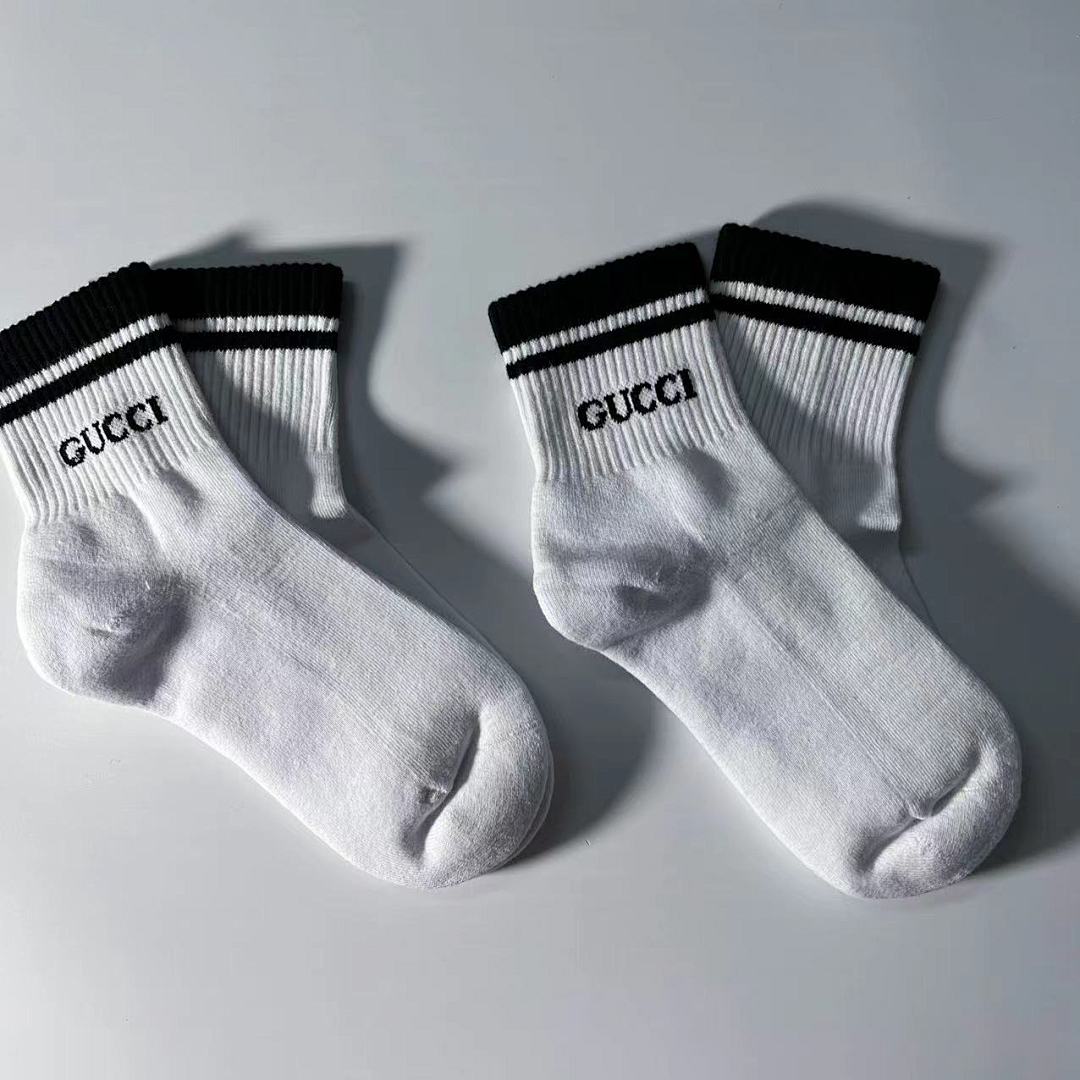 Accessiories GG Classical Towel Socks Small (White)