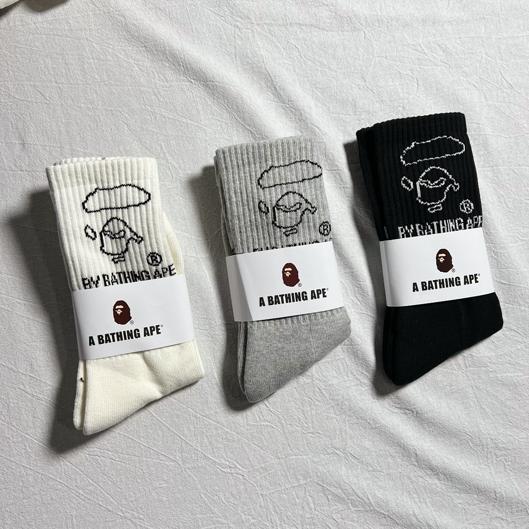 Bape 2024 New Towel Trick Socks - Image 4