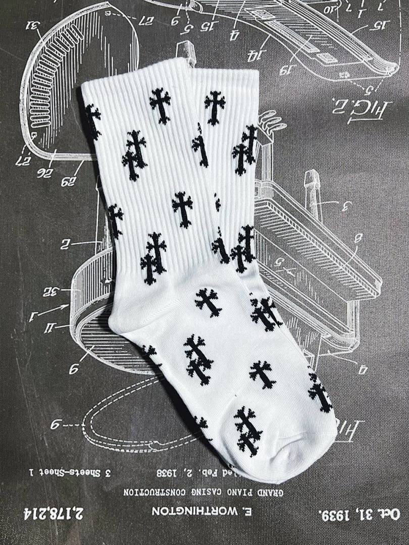 Chanel Chrome Hearts Socks - Image 5