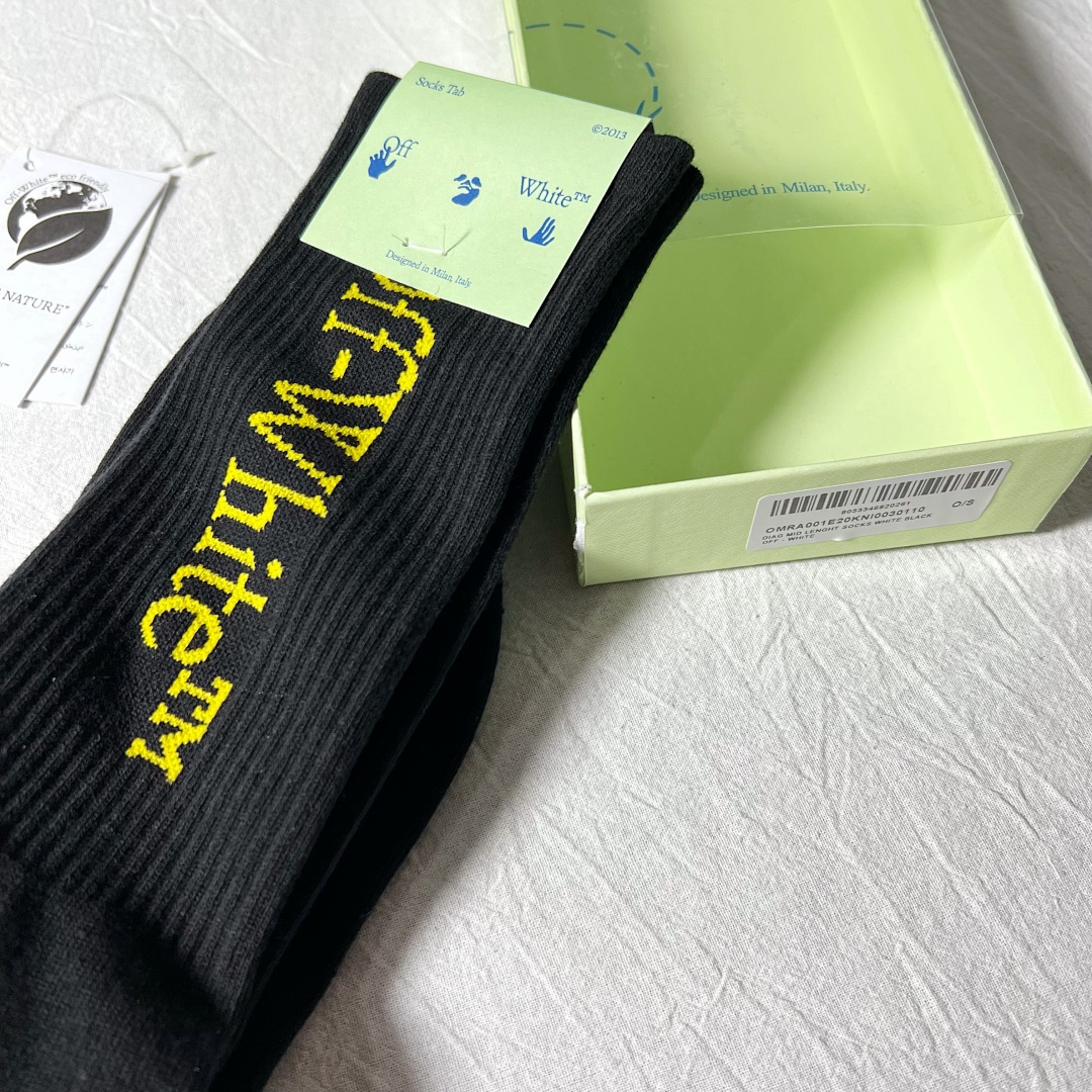 Accessiories OFF-WHITE BLACK YELLOW Socks - Image 7