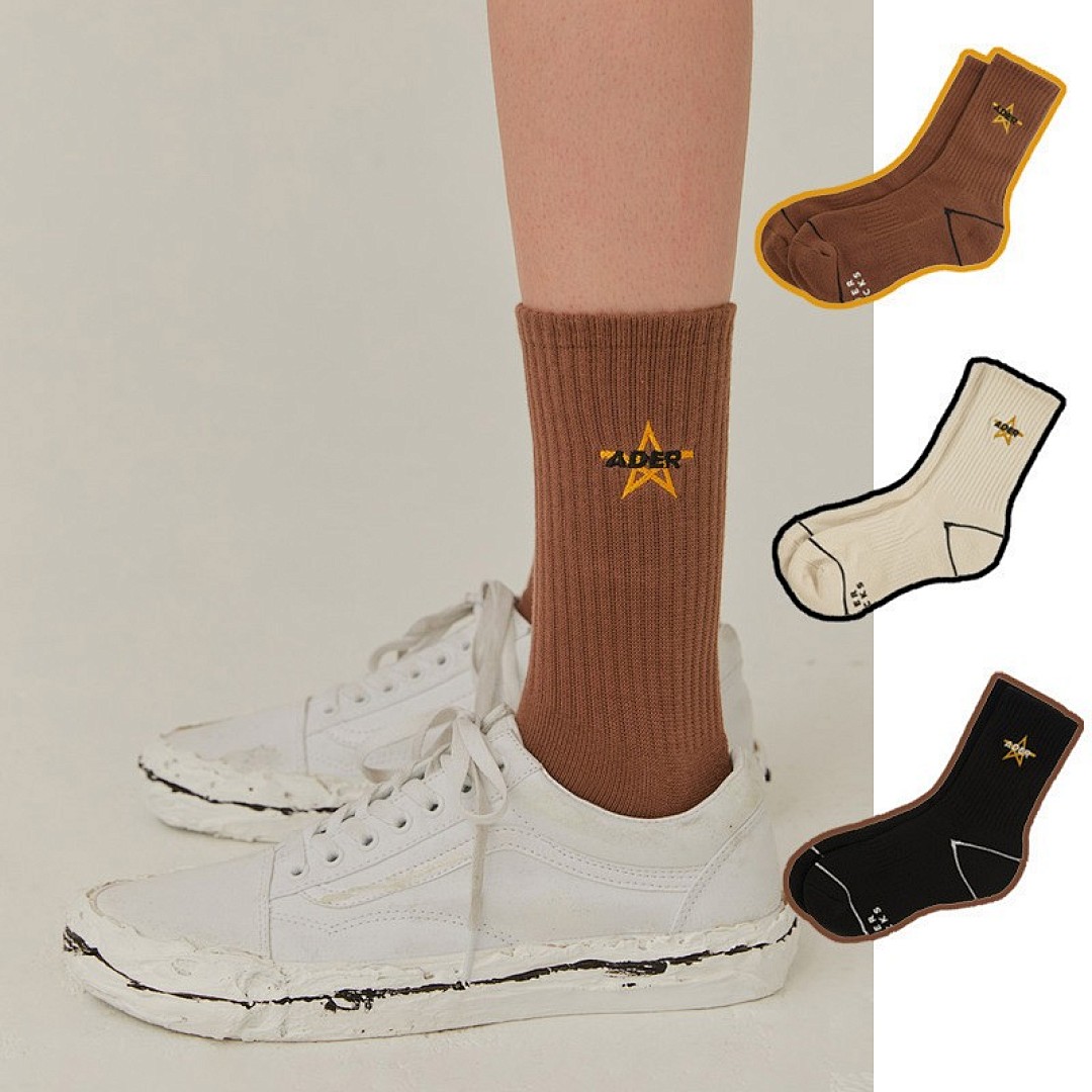 Accessiories Ader Socks Star Embroidered