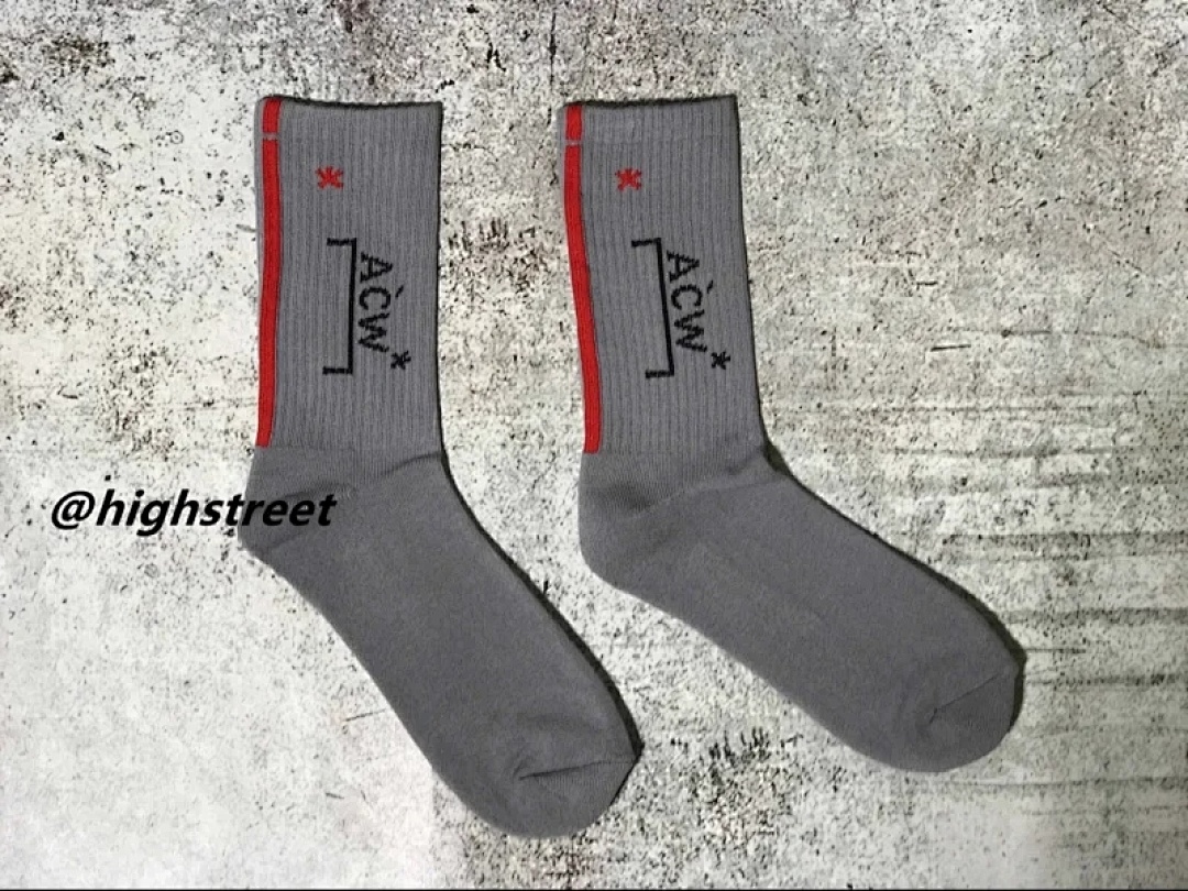 Accessiories ACW Socks Grey Solid Cotton - Image 5