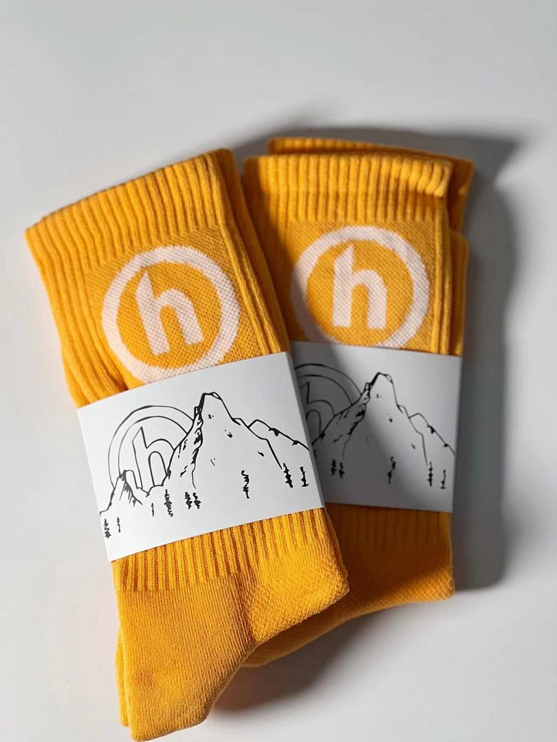 Accessiories 1:1 Hidden Socks Towel Bottom Orange——Unique Correct Version