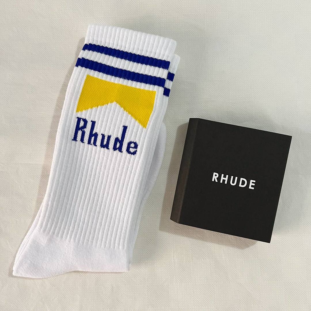 Accessiories VINTAGE RHUDE Moutain 1:1 Towel Socks - Image 31