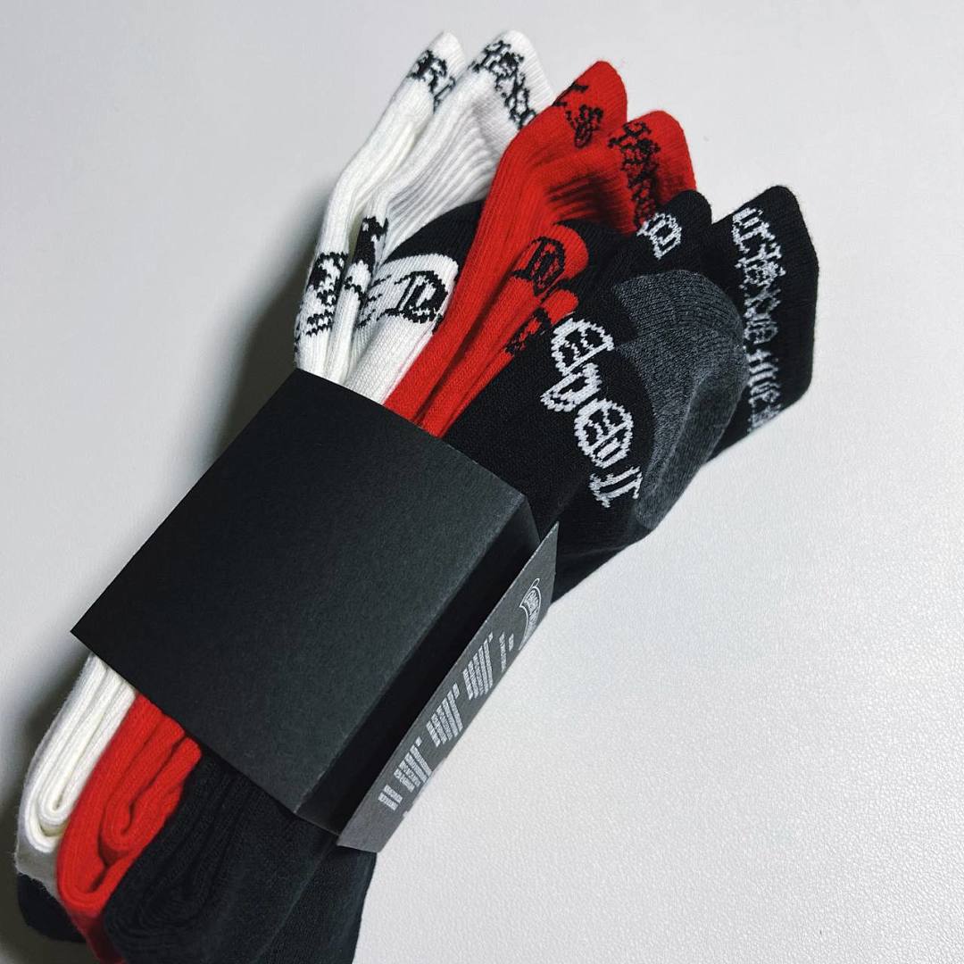 Chanel Chrome Hearts FOTI 3 Pairs Socks - Image 9