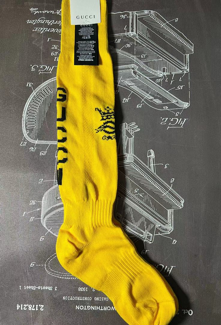 Accessiories G Yellow Long Socks - Image 4