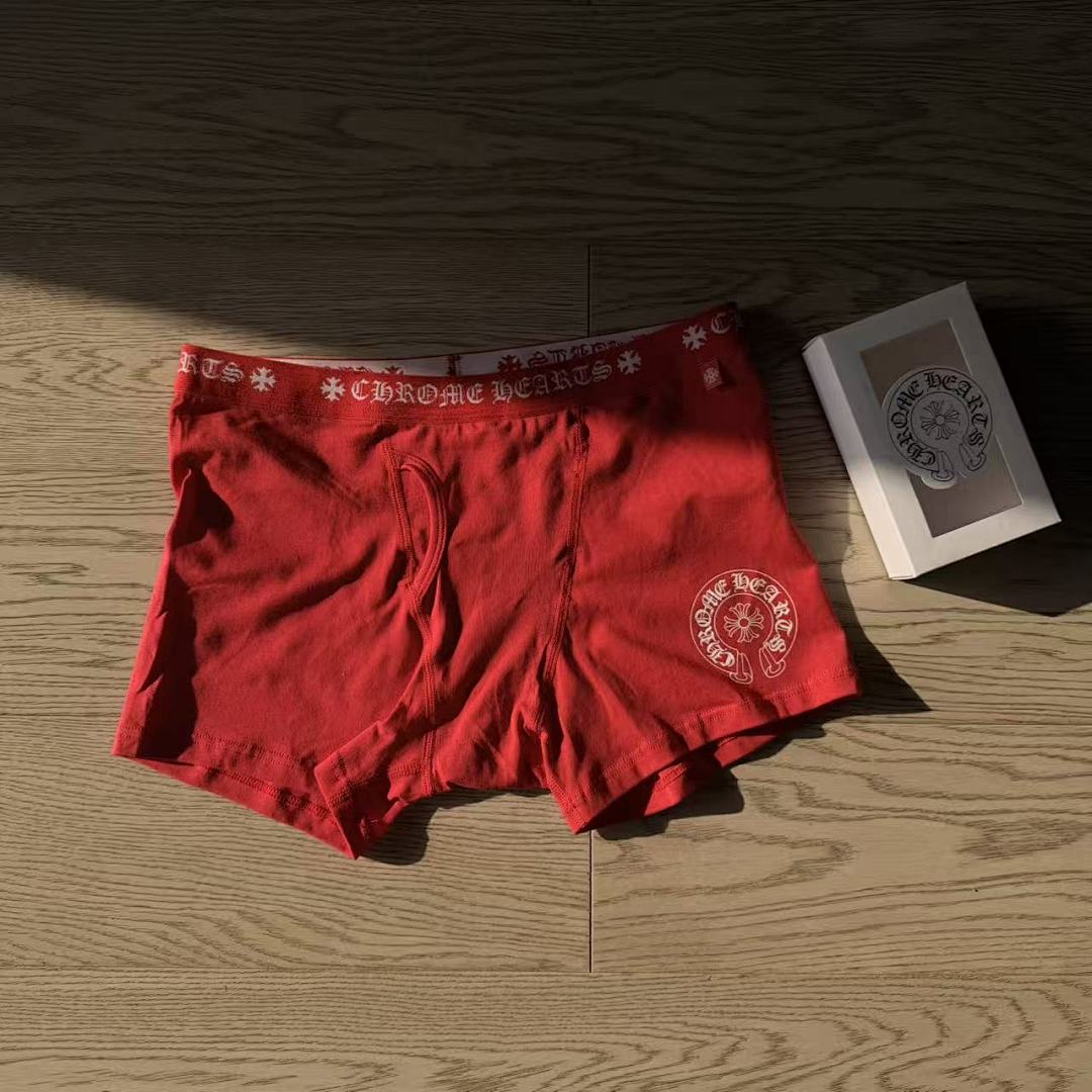 Chanel CHR HEARTS New Underwear Boxer Brief ORANGE Long & Short ——Perfect Quality - Image 13