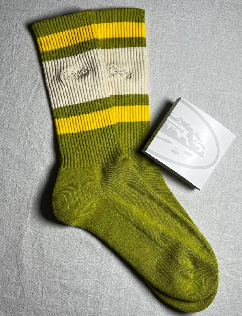 Accessiories CO Green Embroidery Socks - Image 2
