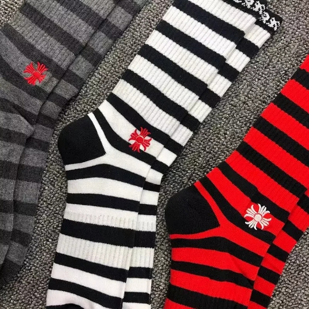 Chanel Chrome Hearts Stripe Socks - Image 17