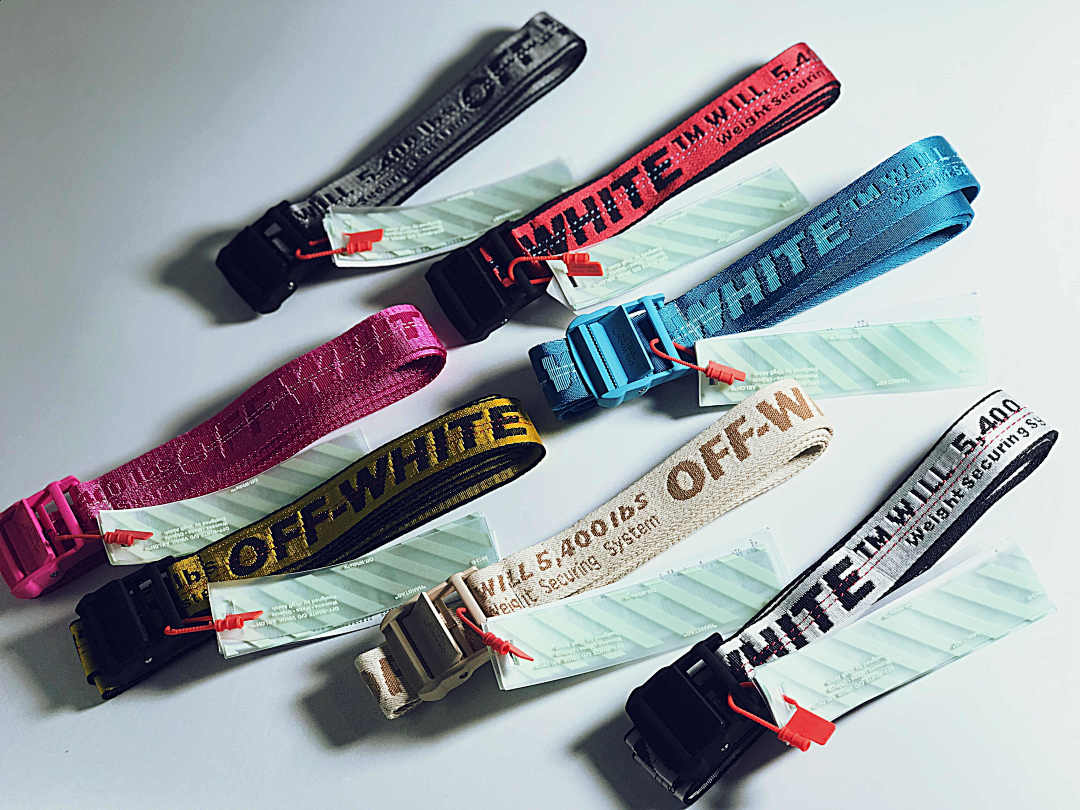 bag/homeware/accessories OFF WHITE Belt (200CM) - Image 6