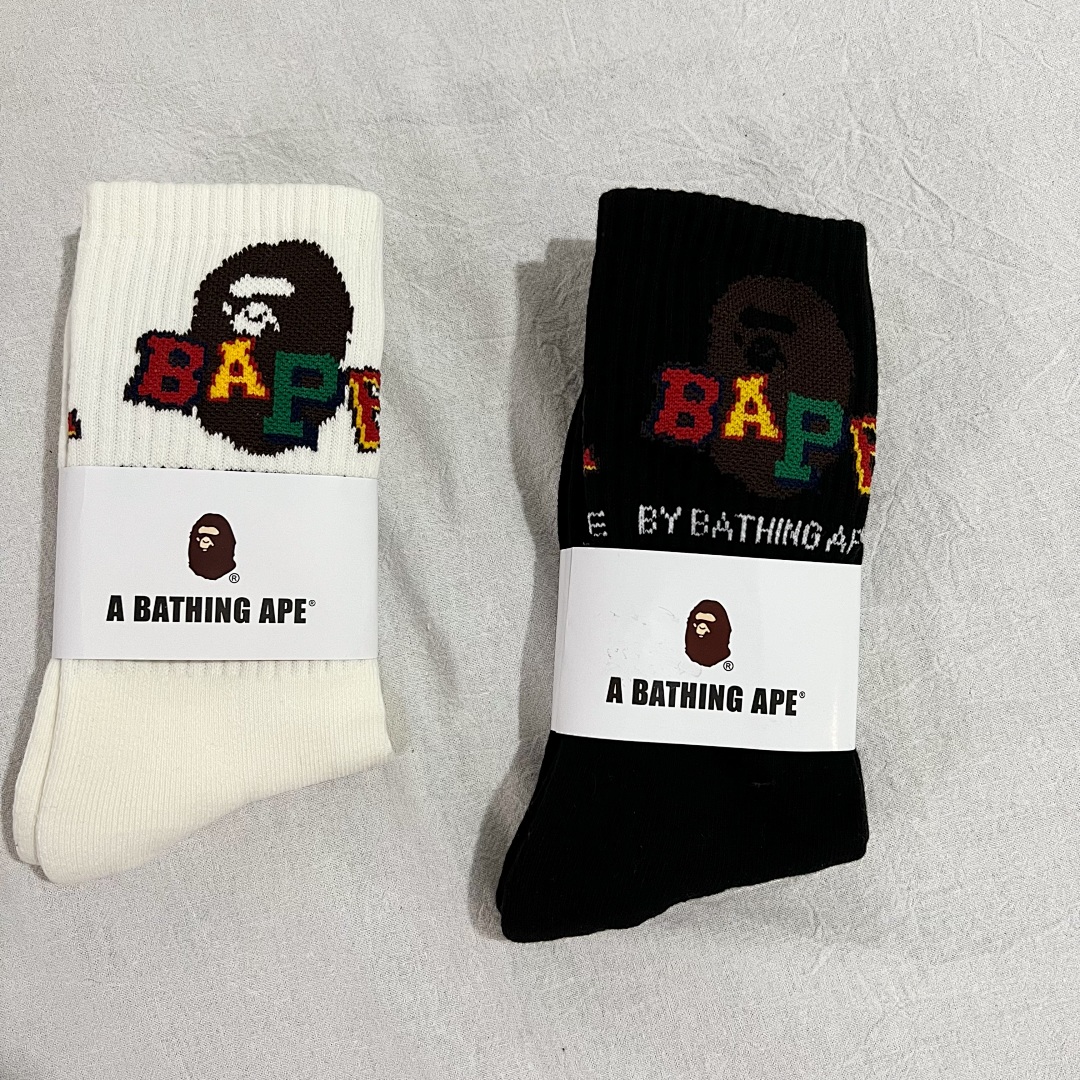 Bape 2024 New Towel Trick Socks - Image 11