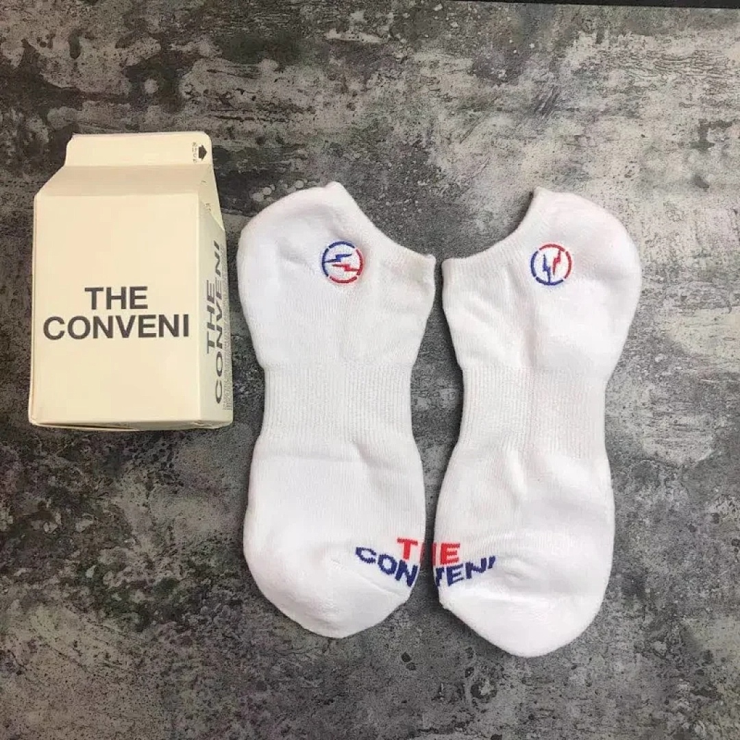 Other Fragment Electric Embroidered Socks Mens (Cream)
