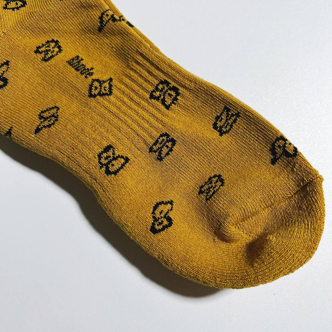 Accessiories RHUDE BANDANA JACQUARD Towel SOCK——Yellow - Image 12