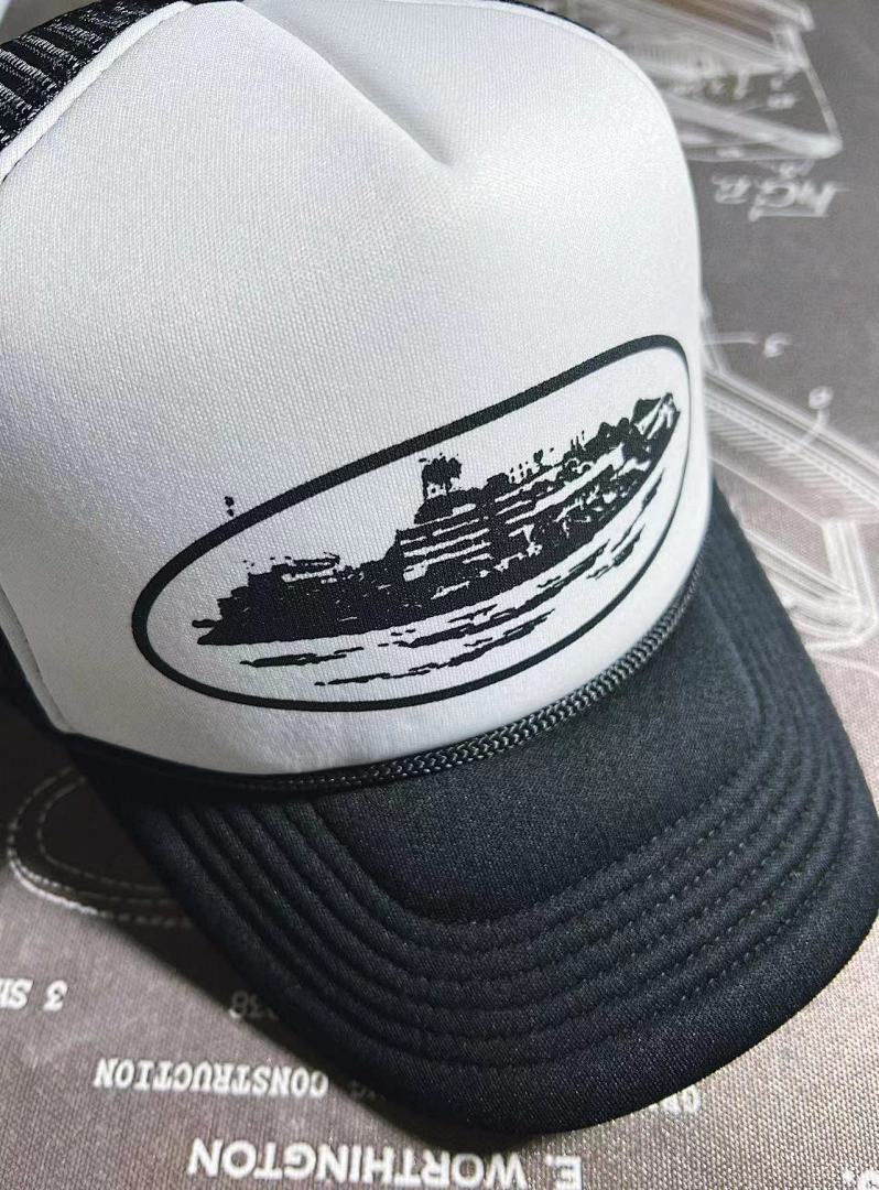 Hats Co CRTW White And Black Trucker - Image 2